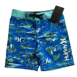 HURLEY BOYS SIZE 5 Doodle Island Board Shorts